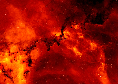 Fiery Red Nebula