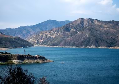Mountain Lake Landscape
