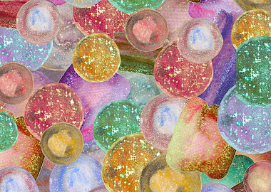 Watercolor Stone Pattern