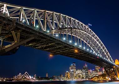 Sydney Harbour Bridge at Night