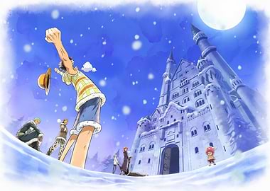 Iconic Watercolor Luffy Asking Chopper To Join The Crew