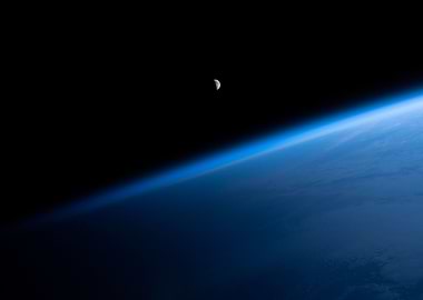Earth and Moon from Space