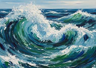 Ocean Wave Painting