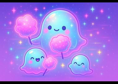Ghostly Cotton Candy