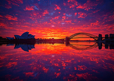 Sydney Opera House at Sunset