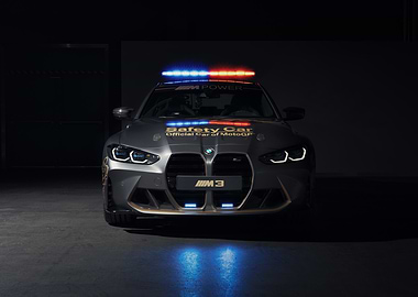 BMW M3 Safety Car Front View
