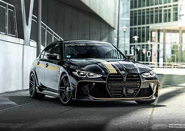 Black and Gold Manhart BMW