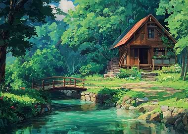 Cabin by the River
