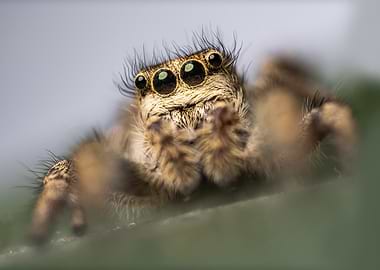 Close-up of a Jumping Spider