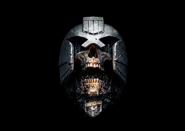 Judge Dredd Skull Helmet