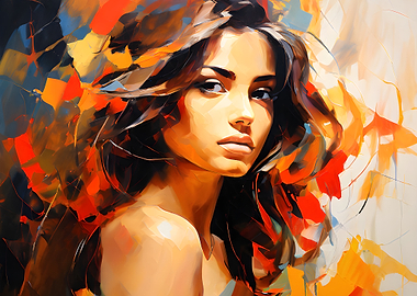 Abstract Portrait of a Woman