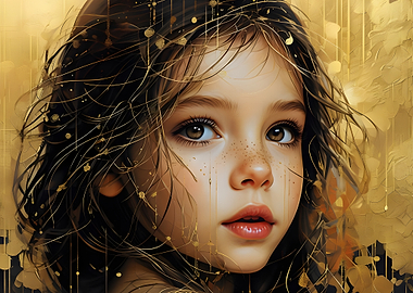 Golden Child Portrait