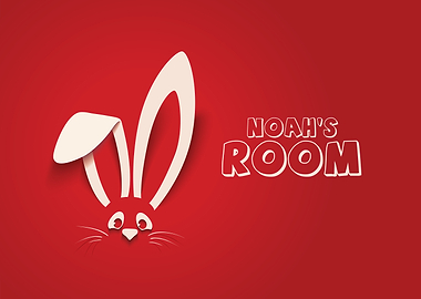 Noah's Room Bunny Art