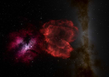 Nebulae in Deep Space