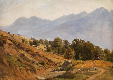 Mountainous Landscape Painting
