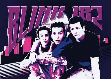 Blink-182 Band Poster