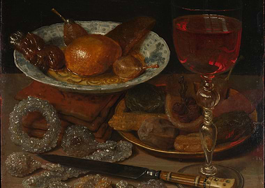 Still Life with Fruit and Wine