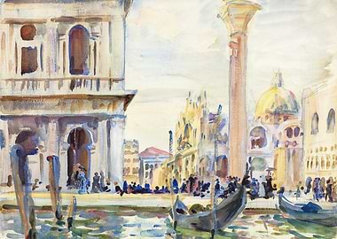 Venice Watercolor Painting