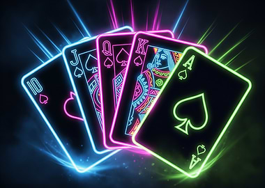 Neon Royal Flush