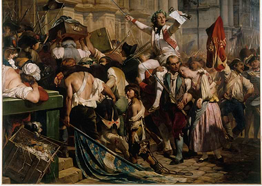 French Revolution Scene Painting