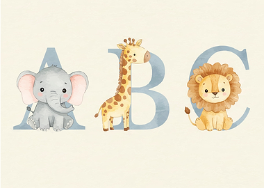 ABC Animals Illustration