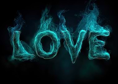 Love in Blue Flames