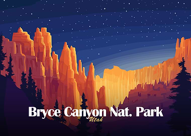 Bryce Canyon National Park at Night