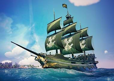 Sea of Thieves Galleon Ship
