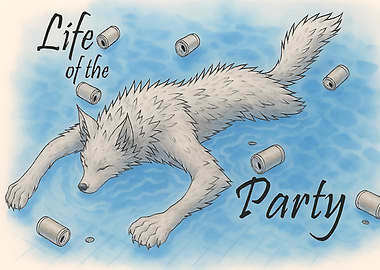 Life of the Party Wolf