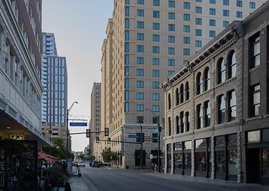 Downtown San Antonio view of Houston Street