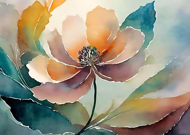 Watercolor Flower Painting