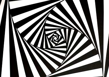 Black and White Optical Illusion