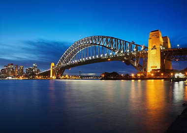 Sydney Harbour Bridge at Night