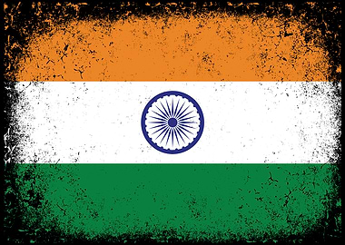 Distressed Indian Flag