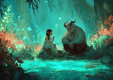 Elf Beast Enchanted Forest