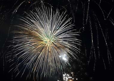 Fireworks Display at Night