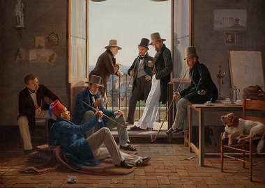 Artist's Studio, Rome, 1837