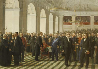 Historical Ceremony Painting