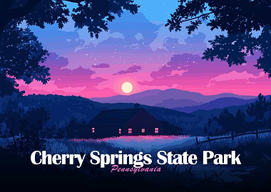 Cherry Springs State Park at Dusk