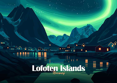 Lofoten Islands, Norway, Northern Lights