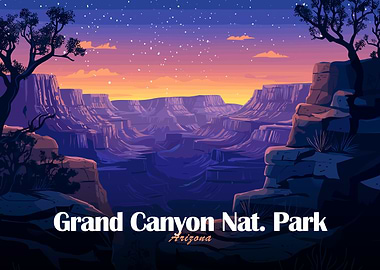 Grand Canyon National Park at Night