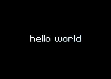 Hello World Pixel Art