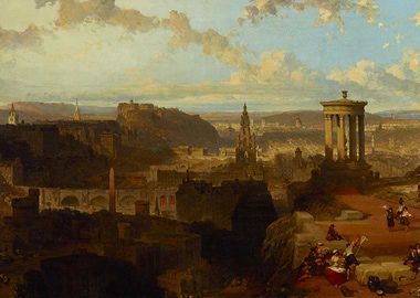 Edinburgh Cityscape Painting