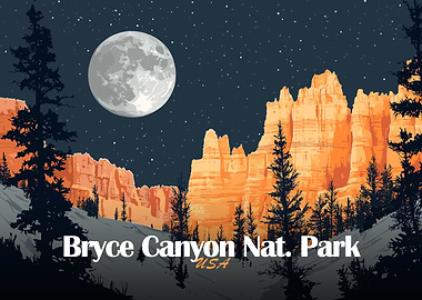 Bryce Canyon National Park at Night