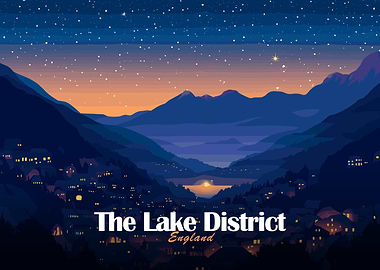 The Lake District England Nightscape