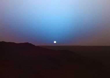 Mars Sunrise Poster — NASA Spirit Rover Photo