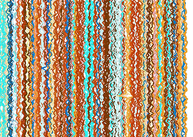 Abstract Colorful Wavy Lines Pattern
