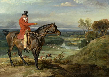 Horseback Riding in the Countryside Painting