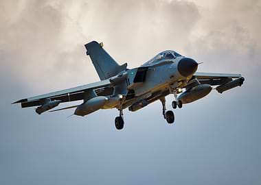 Tornado fighter jet in flight