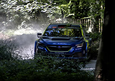 Subaru Rally Car in ForeGoodwoodst